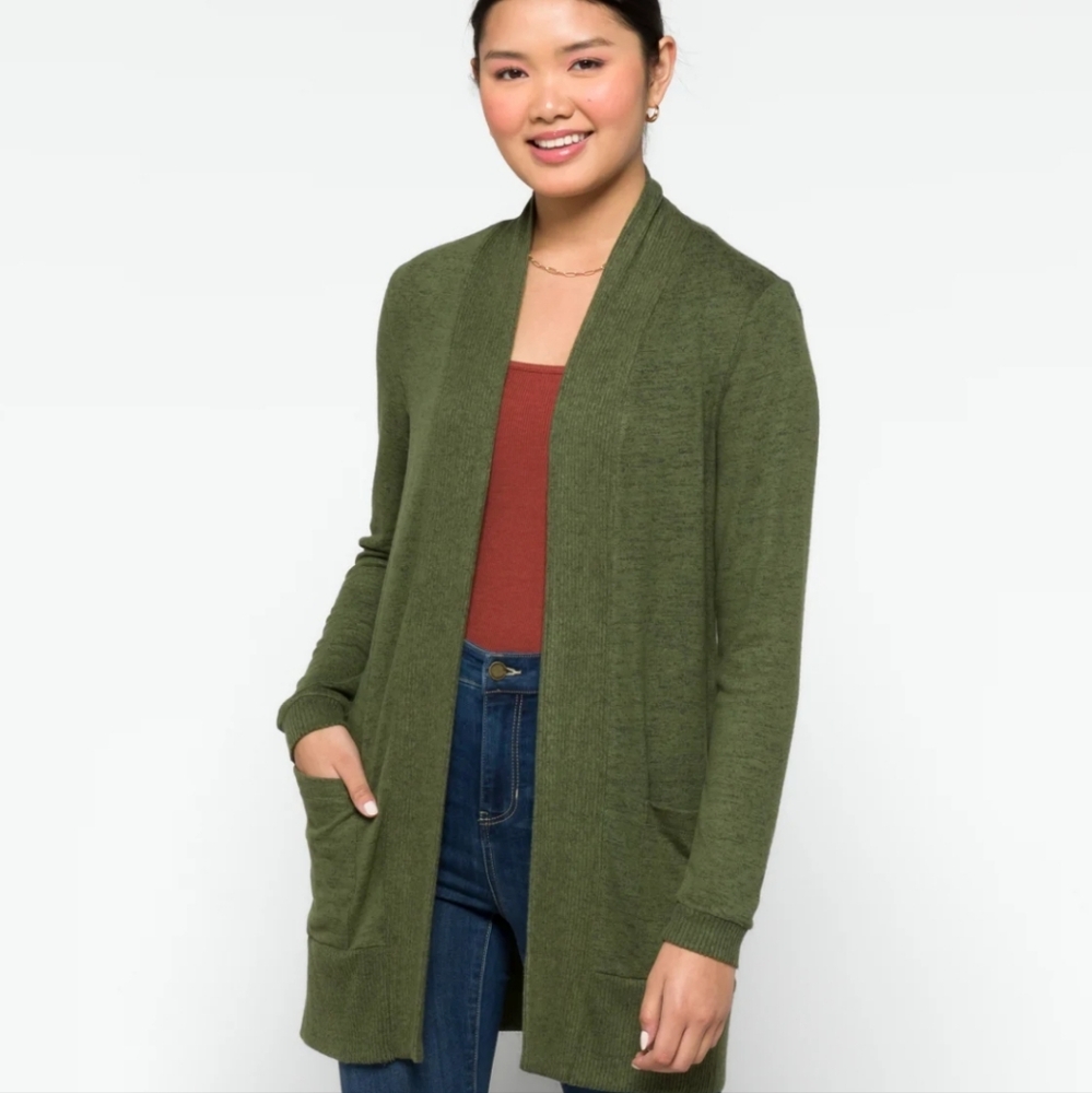 Green Cardigan
